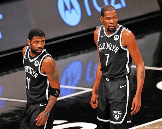 Brooklyn Nets Players Painting By Numbers Kits