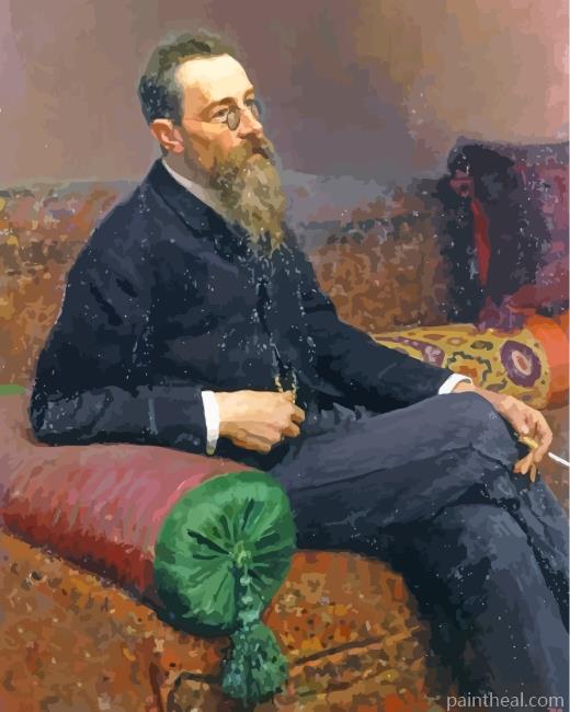 Rimsky Korsakov Smoking Painting By Numbers Kits