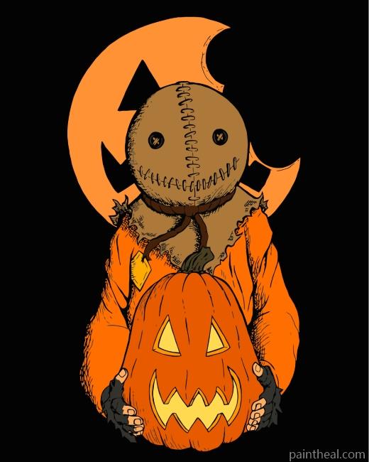 Halloween Trick r Treat Sam Painting By Numbers Kits