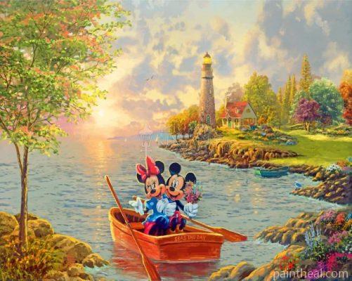 Mickey And Minnie Mouse Painting By Numbers Kits