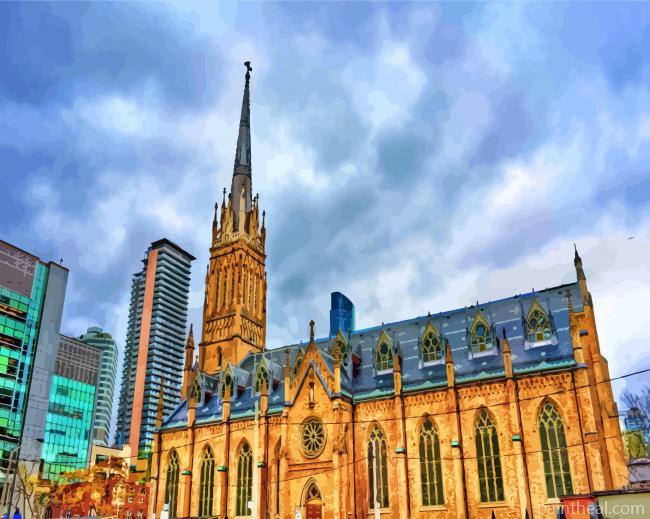St Michael’s Cathedral Basilica Painting By Numbers Kits