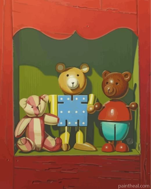Cute Toys Painting By Numbers Kits