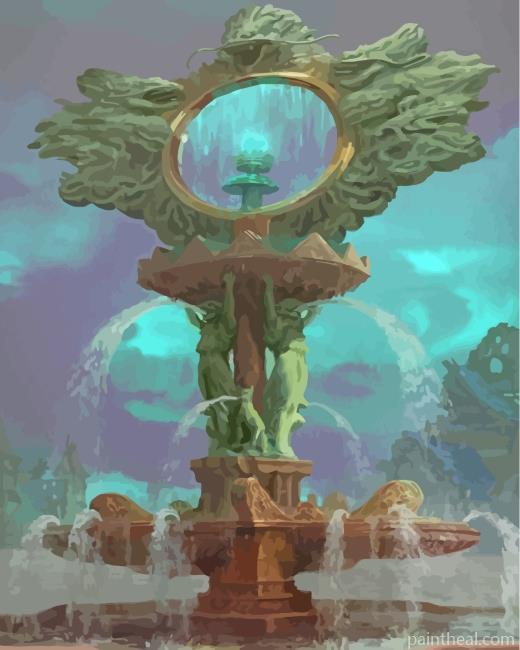 Fantastic Fountain Painting By Numbers Kits