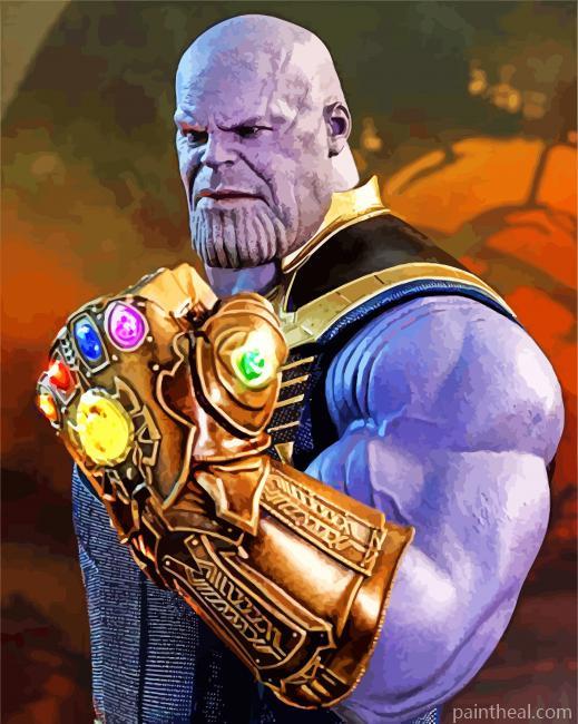 Thanos Marvel Painting By Numbers Kits