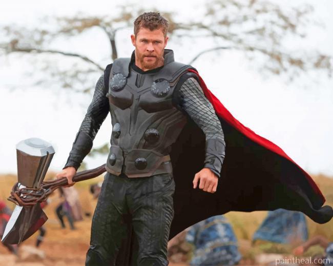 Thor Ragnarok Painting By Numbers Kits