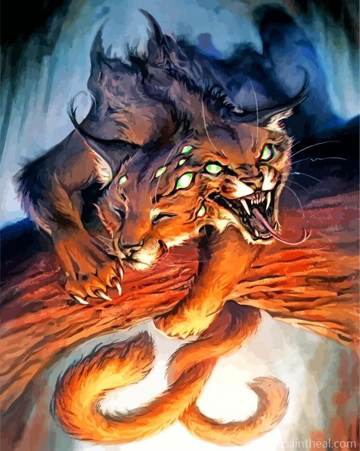 Scary Monster Painting By Numbers Kits