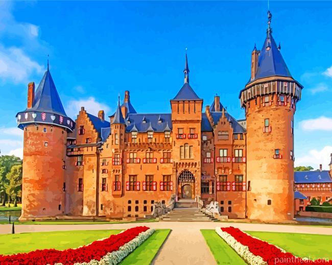 Kasteel De Haar Building Painting By Numbers Kits