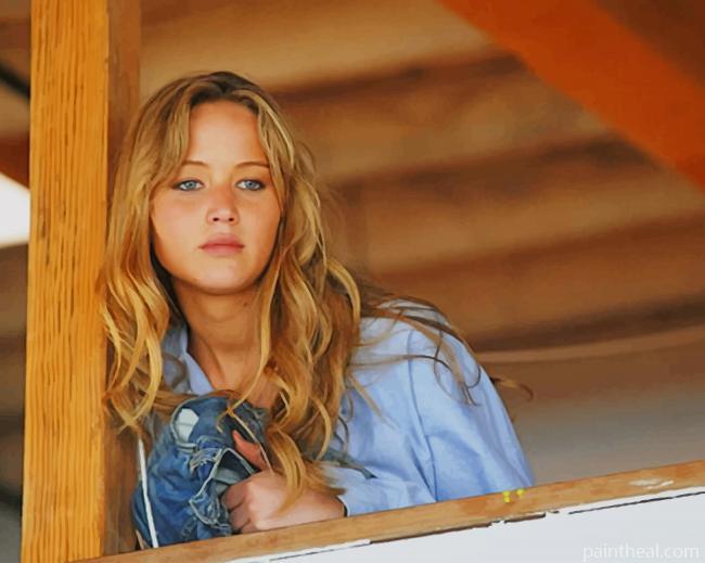 The Actress Jennifer Lawrence Painting By Numbers Kits