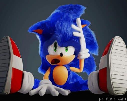 Cool Sonic The Hedgehog Painting By Numbers Kits