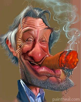 Robert De Niro Caricature Painting By Numbers Kits