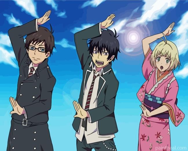 Rin Yukio And Shiemi Painting By Numbers Kits