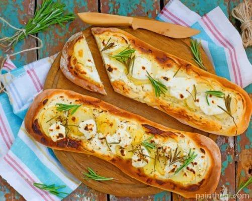 Baguette With Cheese And Eggs Painting By Numbers Kits