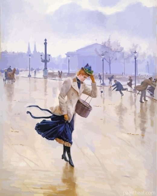 Windy Day On The Concorde Painting By Numbers Kits