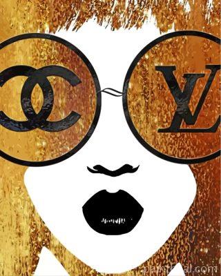 Chanel Golden Girl Painting By Numbers Kits