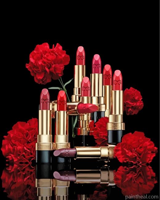 Dolce And Gabbana Lipstick Painting By Numbers Kits