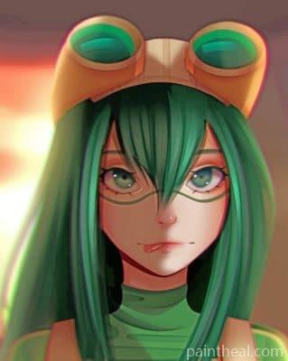 My Hero Academia Tsuyu Asui Painting By Numbers Kits