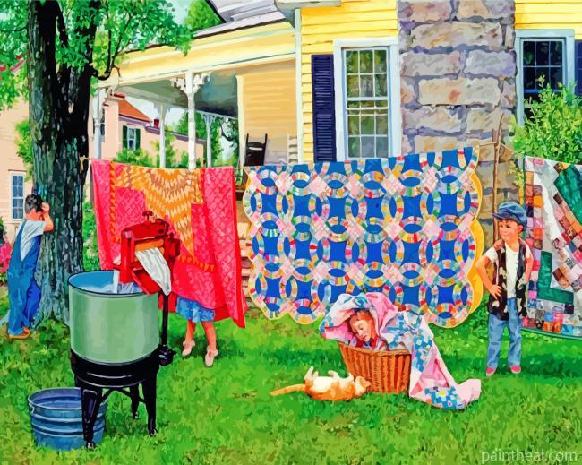 Quilts Day Painting By Numbers Kits