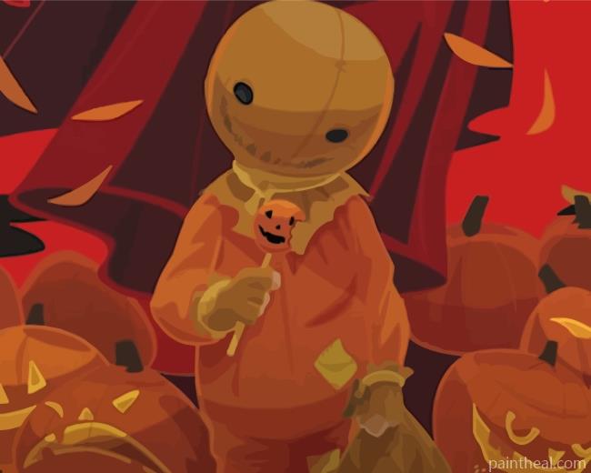 Trick r Treat Sam Doll Painting By Numbers Kits