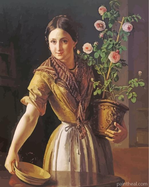 Woman By Ivan Kramskoy Painting By Numbers Kits