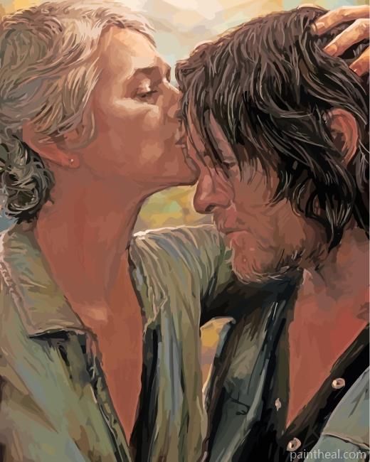 Daryl Dixon X Carol Painting By Numbers Kits