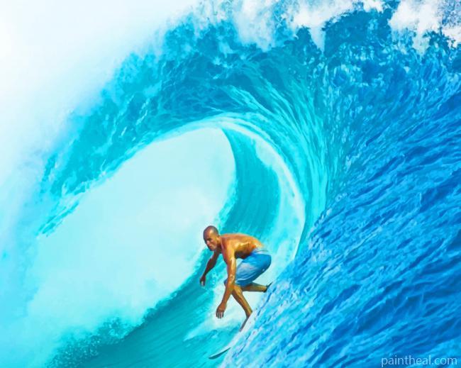 Kelly Slater Surfer Painting By Numbers Kits