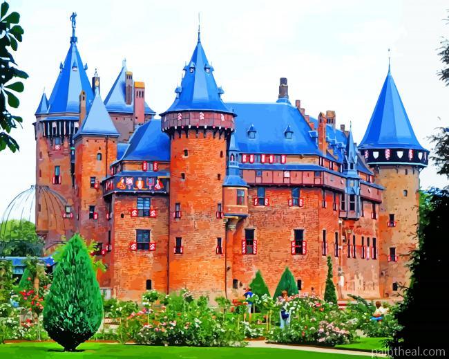 Castle De Haar Netherlands Painting By Numbers Kits