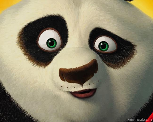 Kung Fu Panda Animation Painting By Numbers Kits