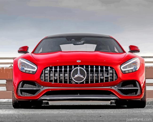 Mercedes Sls Amg Painting By Numbers Kits