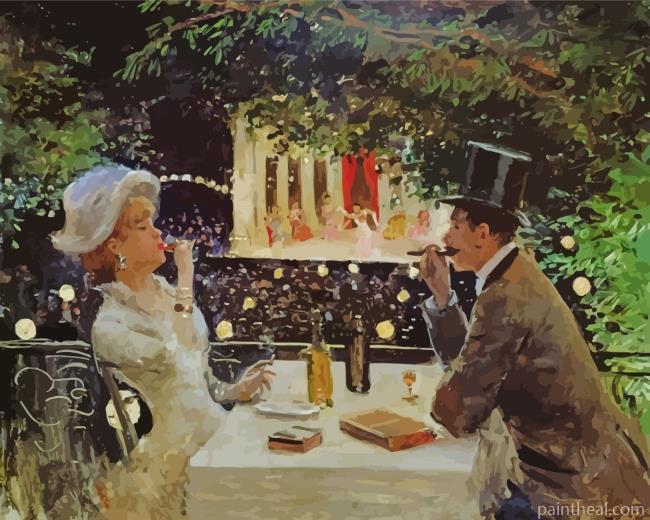 Dinner At Les Ambassadeurs Painting By Numbers Kits