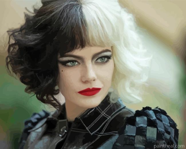 Emma Stone Cruella Painting By Numbers Kits
