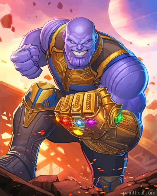 Thanos Painting By Numbers Kits