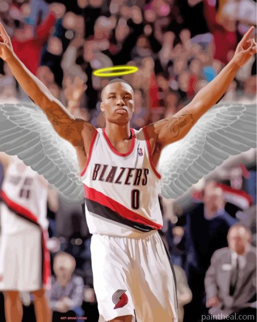 Portland Trail Blazers Angel Painting By Numbers Kits
