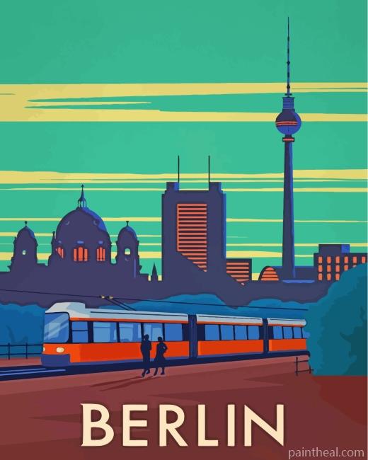 Berlin Germany Painting By Numbers Kits