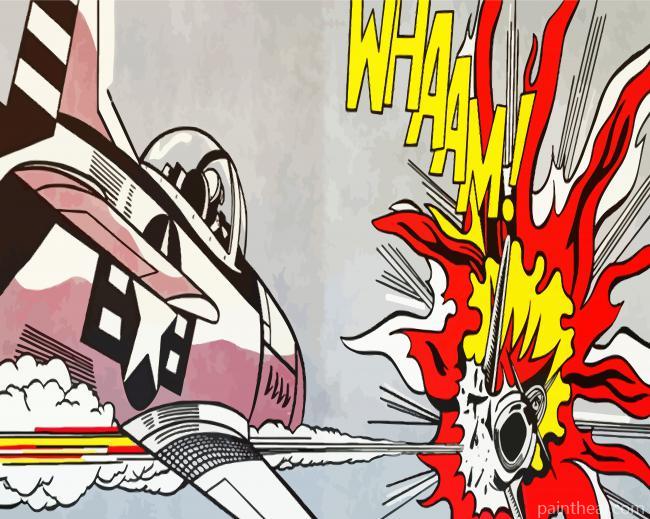 Roy Lichtenstein Whaam Painting By Numbers Kits