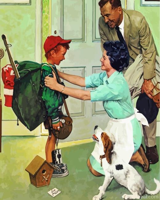 Come Home From Camp Painting By Numbers Kits