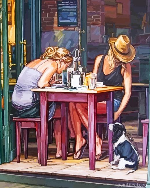 Western Girls Painting By Numbers Kits