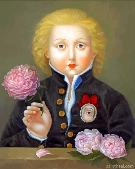Vintage Man Painting By Numbers Kits