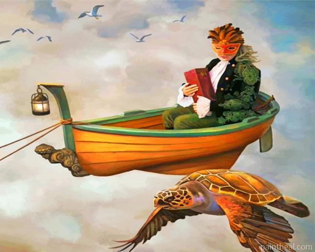 Flying Boat Painting By Numbers Kits