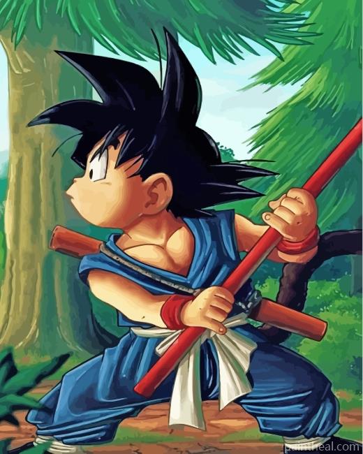Goku Dragon Ball Z Painting By Numbers Kits