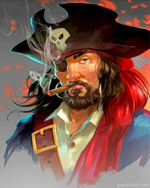 Pirate Art Painting By Numbers Kits