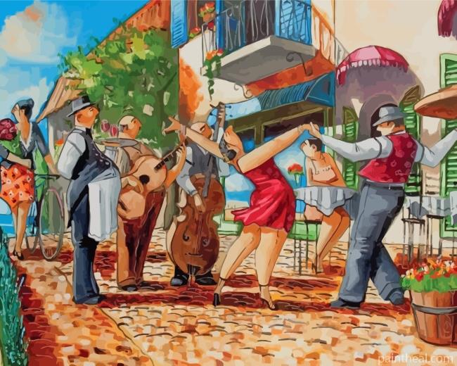 Couple Dancing Painting By Numbers Kits