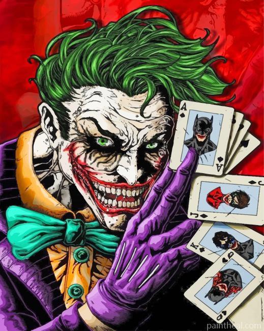 Joker Comic Painting By Numbers Kits