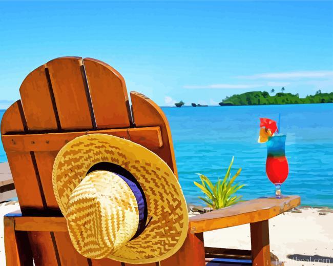 Summer Vacation Painting By Numbers Kits