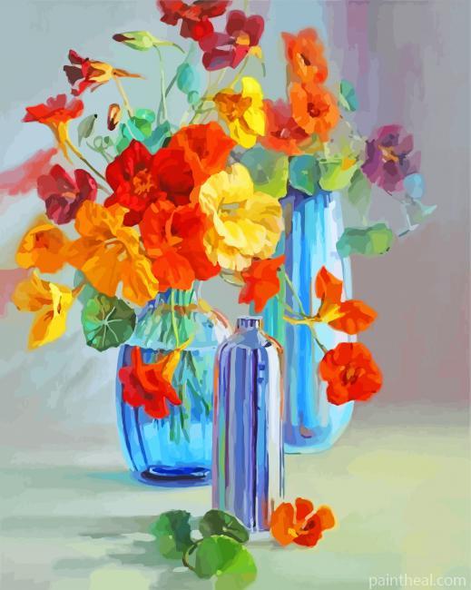 Aesthetic Flowers Vase Painting By Numbers Kits
