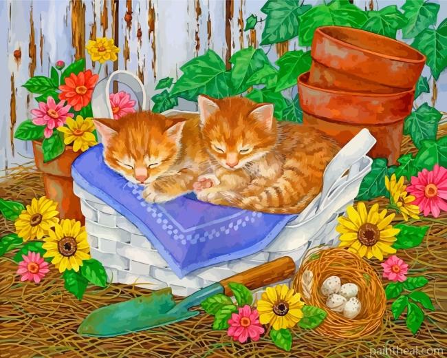 Cute Kitties Painting By Numbers Kits