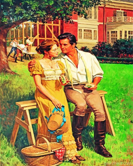 Romantic Couple Painting By Numbers Kits