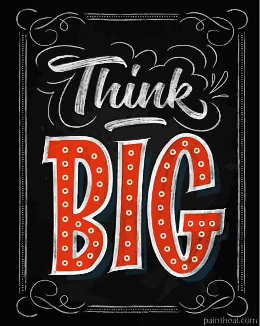 Think Big Painting By Numbers Kits