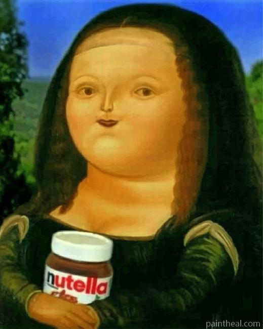 Fat Mona Lisa Painting By Numbers Kits