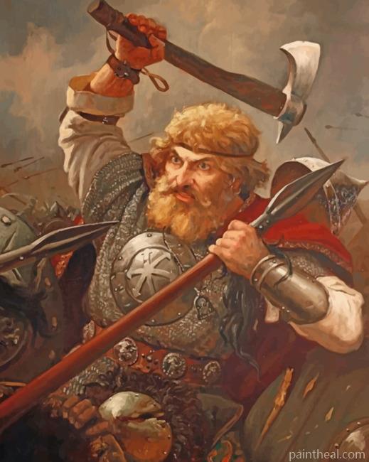 Vintage Viking Painting By Numbers Kits