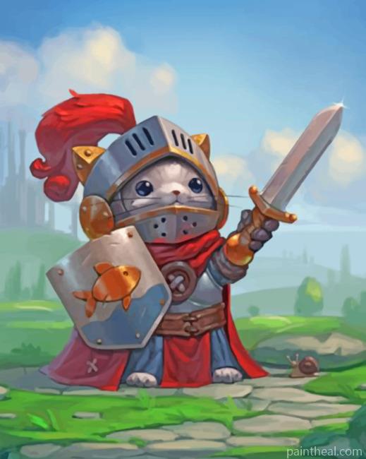 Brave Mouse Painting By Numbers Kits